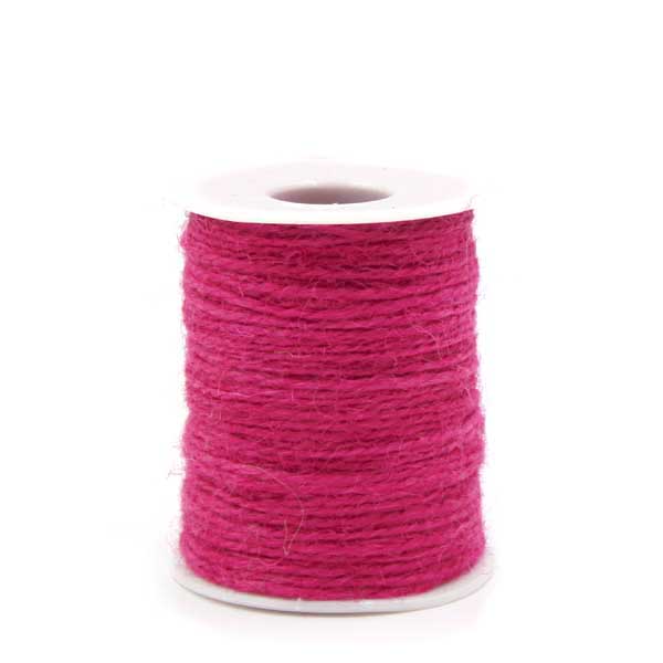 Шнур льняной для рукоделия Реалтекс 2мм цв.фуксия