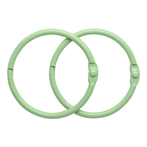 Кольца для альбомов 40мм 5AS-106 цв.св.зелёный