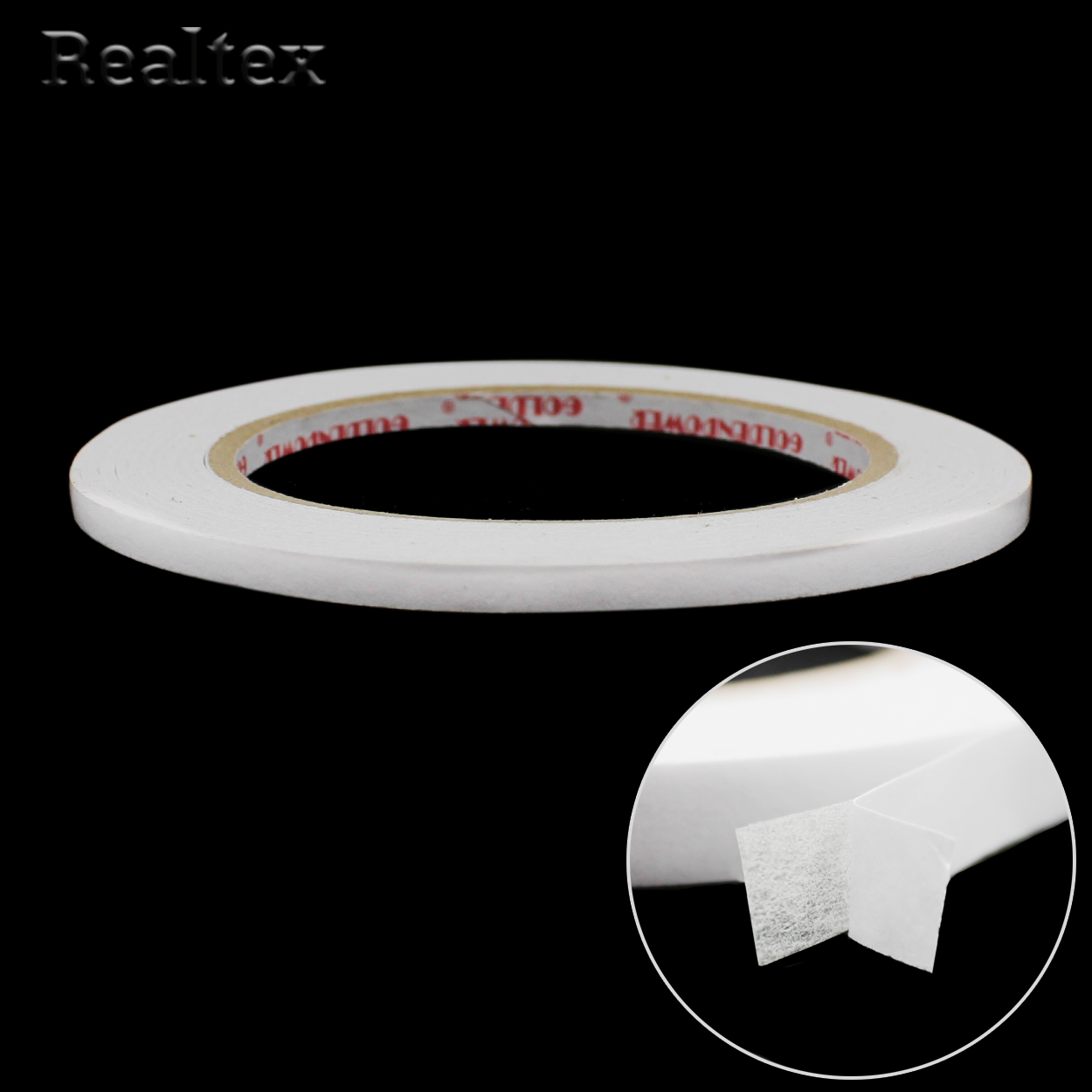Лента клеевая двухсторонняя трансфер Реалтекс  5мм (30м)