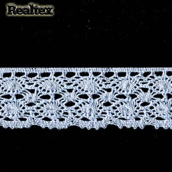 Кружево вязаное  40мм 40.01.120 цв.20 голубой