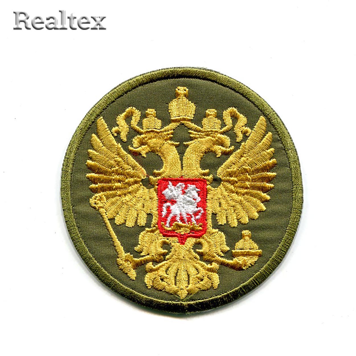 Термоаппликации 8007 "Герб России" цв.хаки