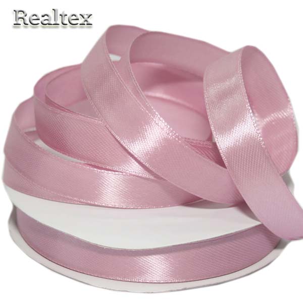 Лента атласная 12мм Realtex (32,9м) цв.092 бледно-сиреневый