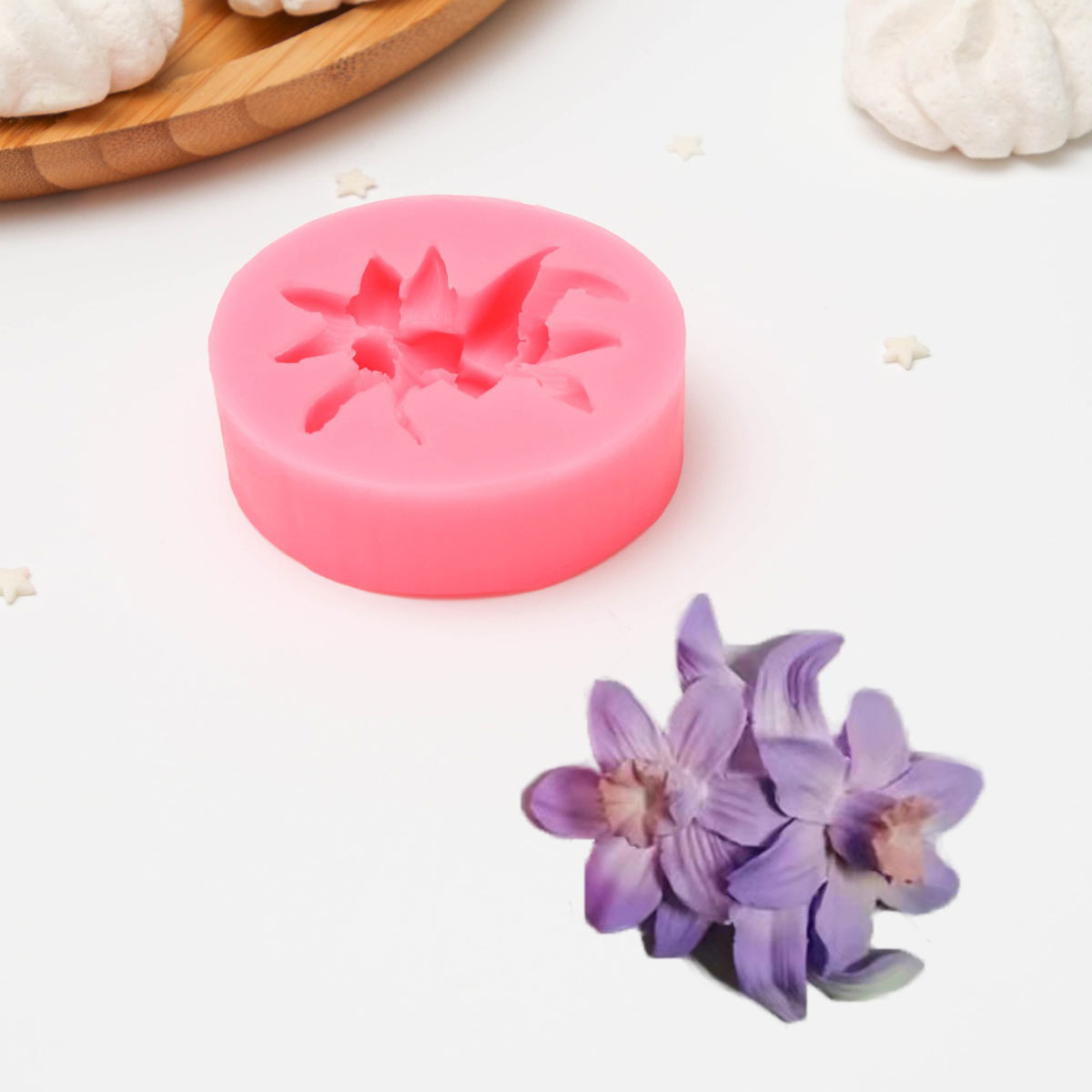 Молд для декора 6887522 "Цветение" 