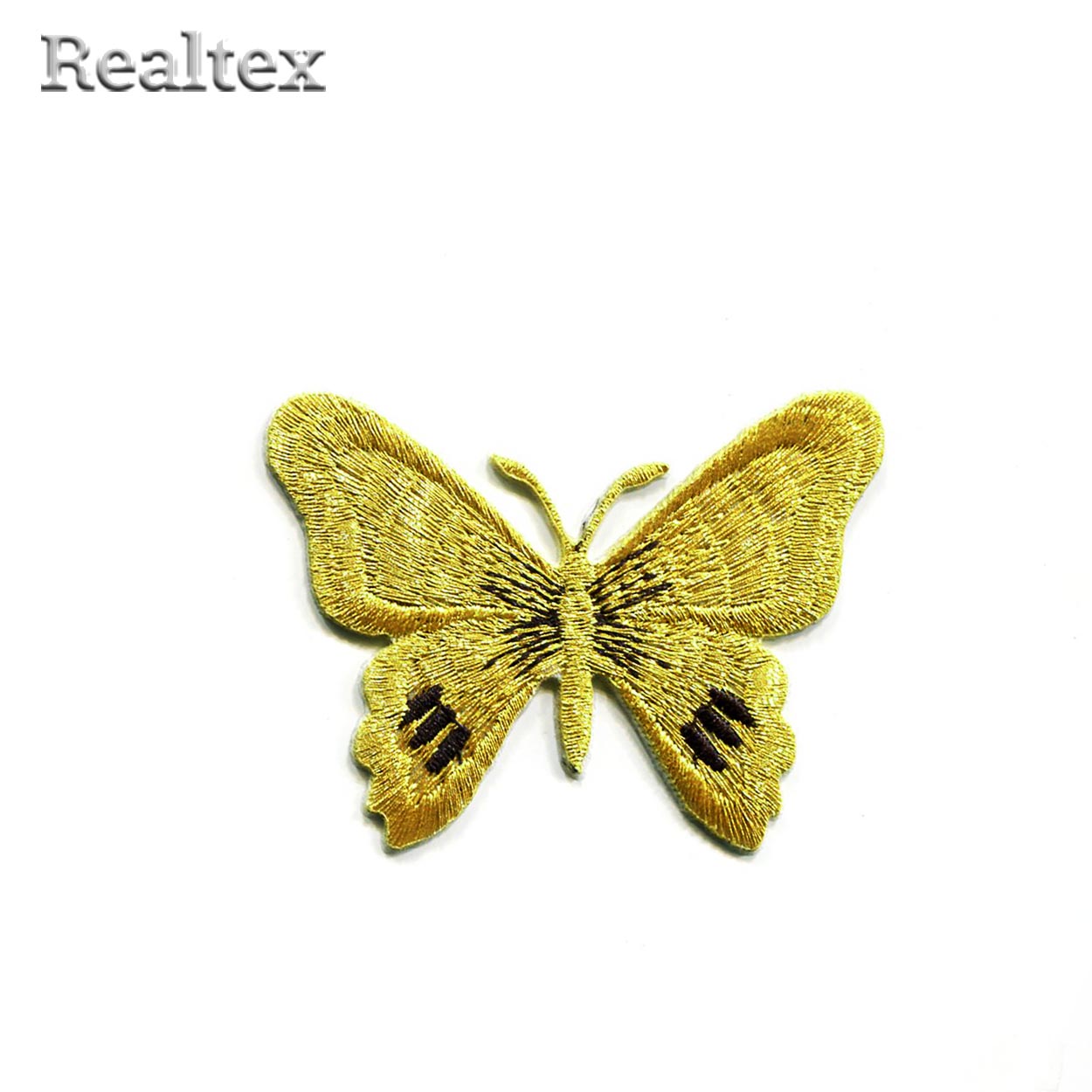  Термоаппликации детские Realtex RT-225 "Бабочка" цв.золото
