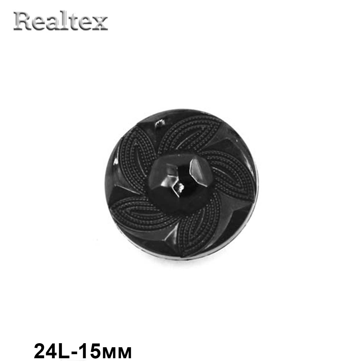 Пуговицы SB 4481N 24L (25шт) цв.nero