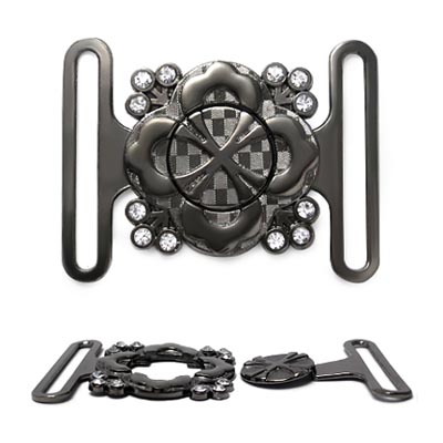 Пряжка металлическая ГТ 7838 30мм цв.чёрный никель