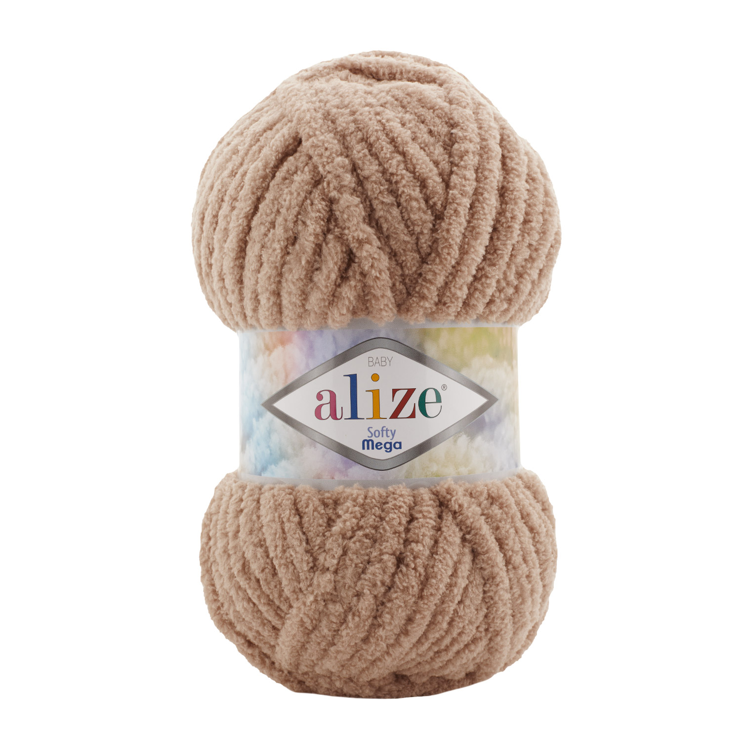 Пряжа Alize "Softy Mega" (100гр) цв.617 бежевый