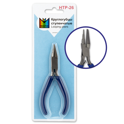 Инструменты для творчества "Micron" Круглогубцы HTP-26 ступенчатые