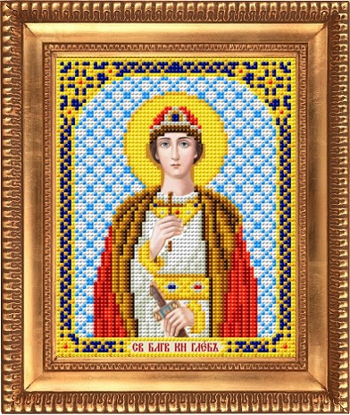 Рисунок на ткани бисером "Благовест" И-5153 "Св.Бл.Князь Глеб"