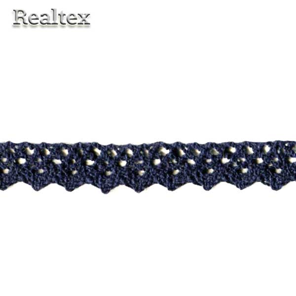 Кружево вязаное  16мм 16.01.078 цв.24 темно-синий
