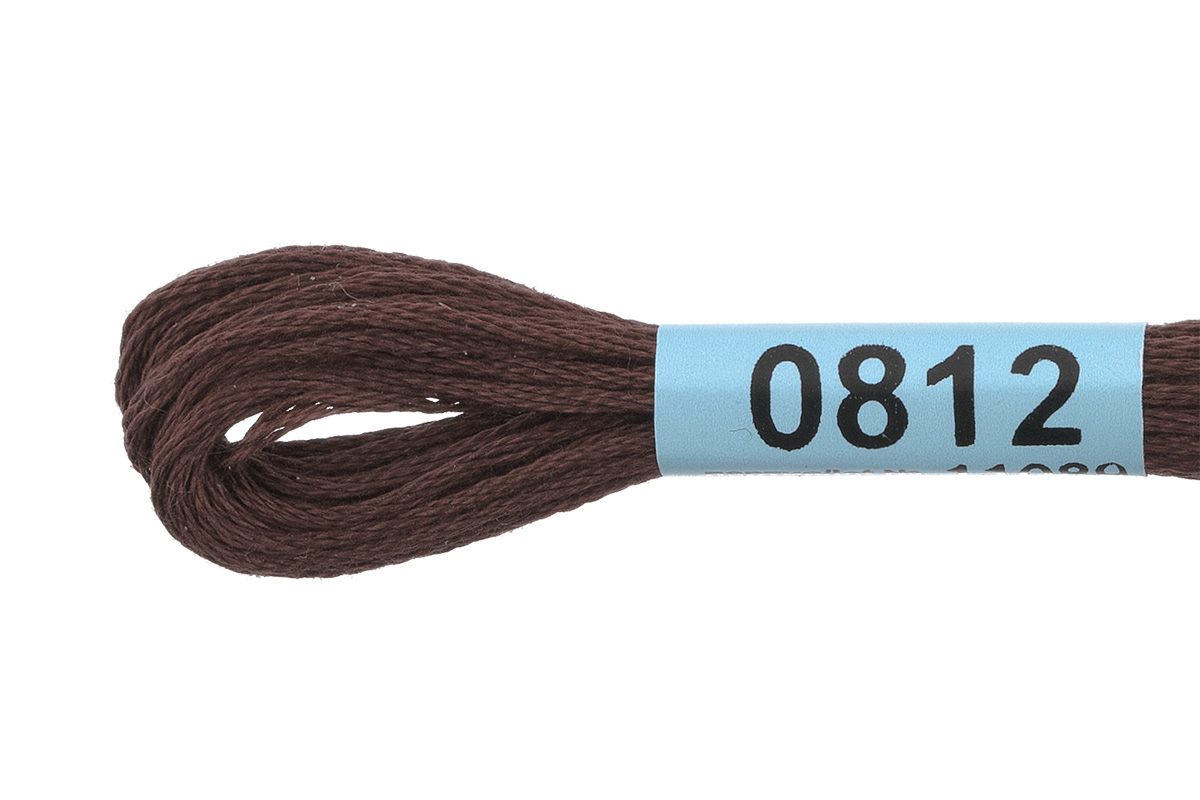 Мулине "Гамма" цв.0812 т.коричневый