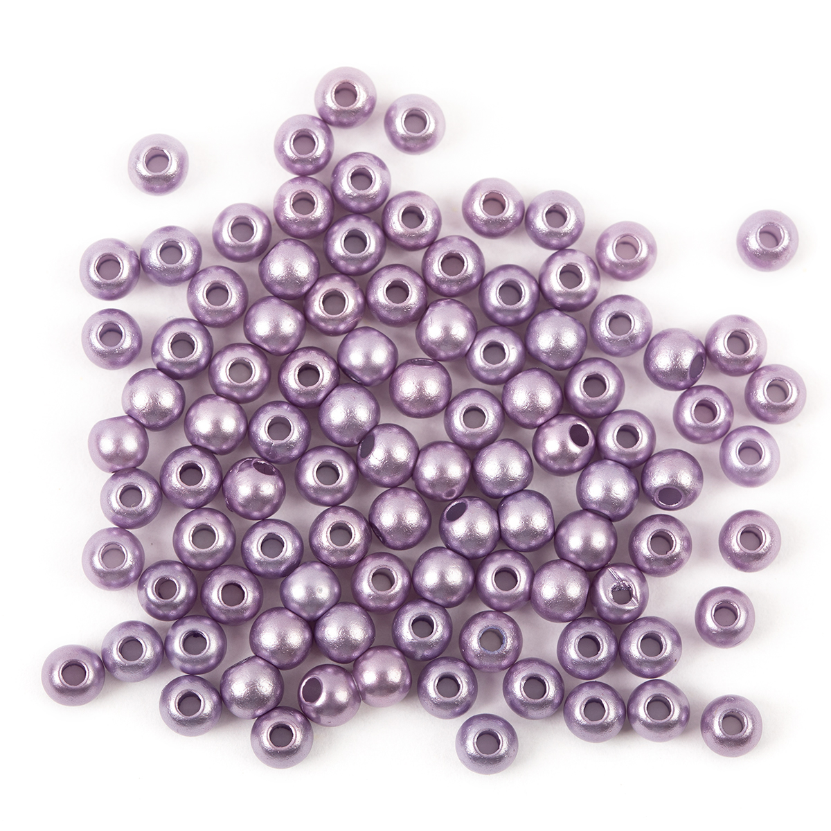 Бусины  4мм "Zlatka" PB (100шт) цв.64 светло-сиреневый