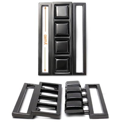 Пряжка металлическая ГНУ 14149 40мм цв.чёрный никель