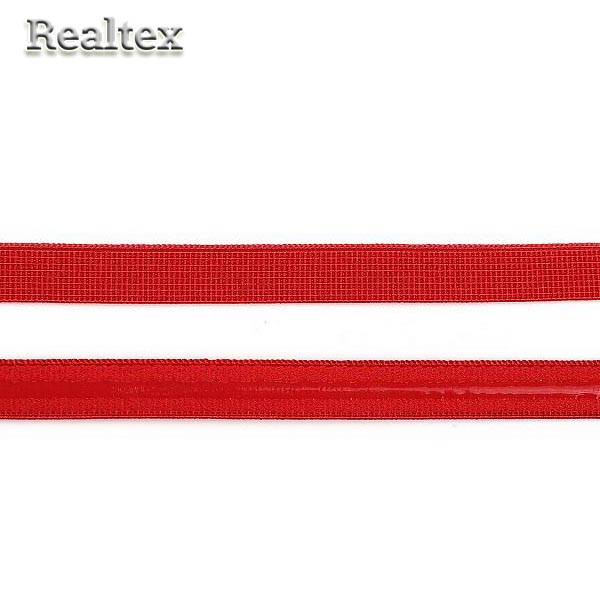 Резинка для бретелей с силиконом 10мм TBY-61013 цв.F163 красный