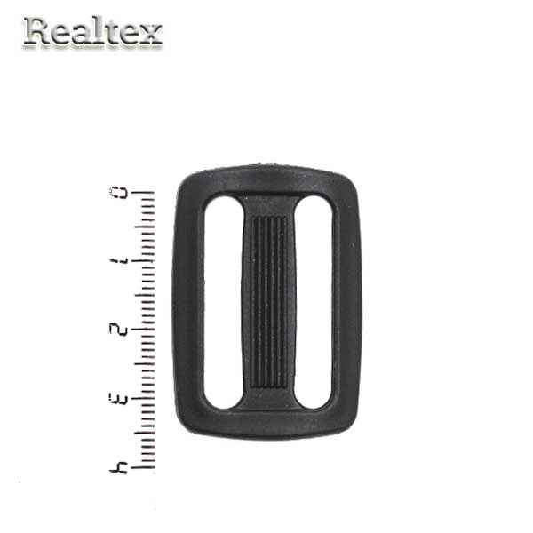 Пряжка двухщелевая 30мм ДЩ цв.черный