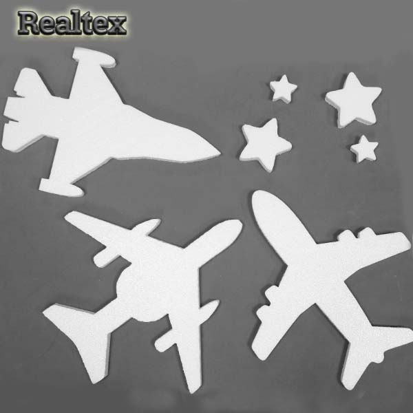 Заготовка для декорирования Самолеты военные 35см мод.13436 (пенопласт пористый) 