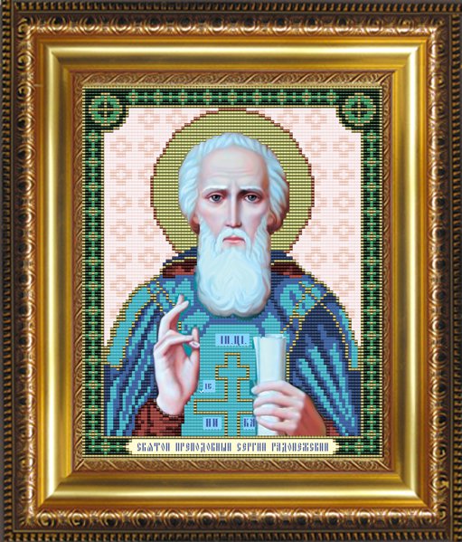 Рисунок на ткани VIA-4034 "Св.Пр.Сергий Радонежский" (Art Solo)