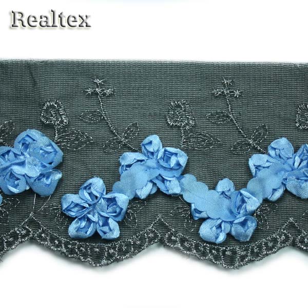 Кружево на сетке  85мм CYY 3054 цв.07