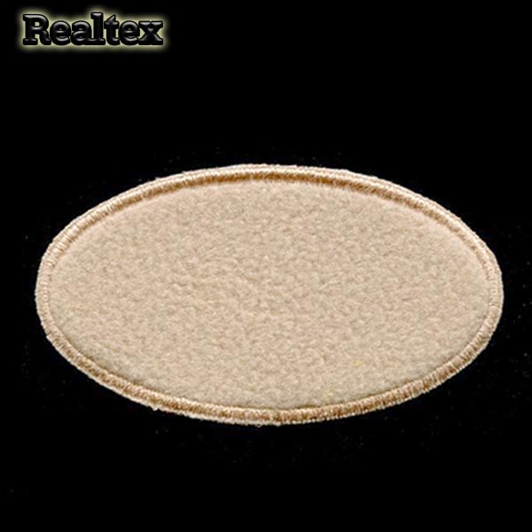 Термоаппликации 014Ф "Овал" цв.бежевый