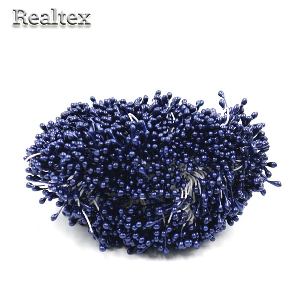 Тычинки Realtex двухсторонние на нитях цв. темно-синий