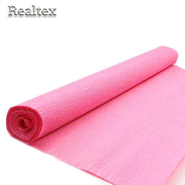Бумага "креп" для декора Реалтекс цв.09 розовый