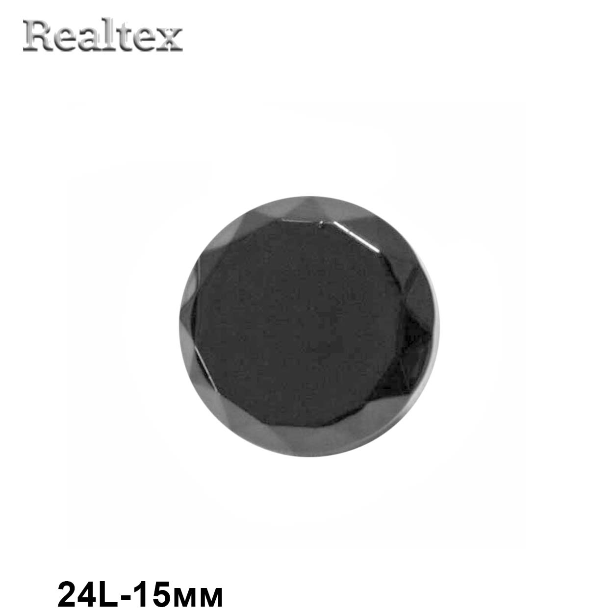 Пуговицы LA 1347 24L (144шт) цв.Blk.Spr 