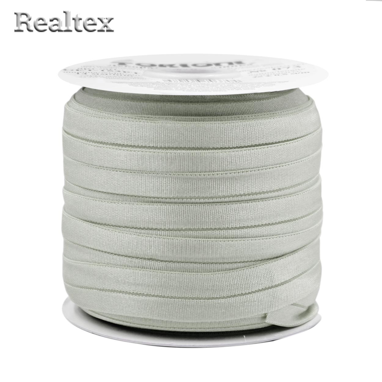 Косая бейка стрейч GET-153PT 14мм (25м) цв.161 светло-серый