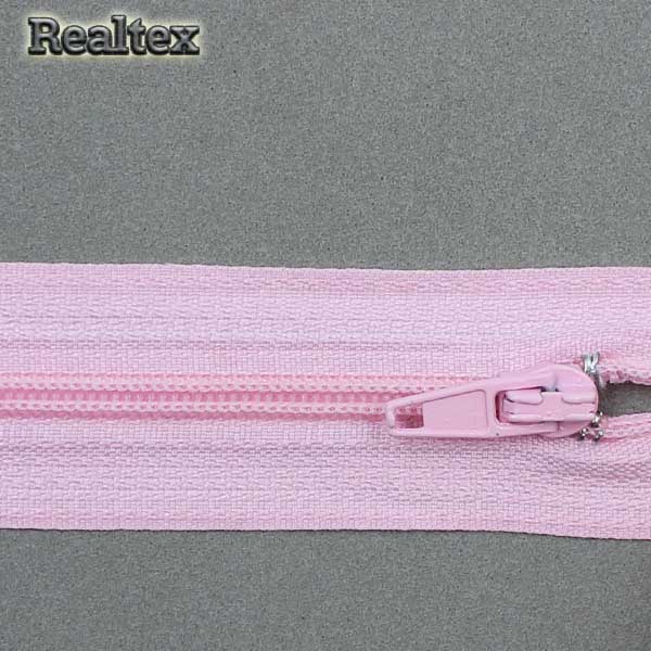 Молния витая х/б Т.3 G-003A 20см замок-автомат цв.133 светло-розовый