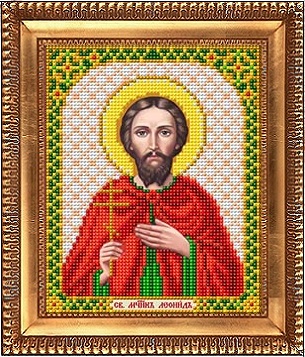 Рисунок на ткани бисером "Благовест" И-5182 "Св.Леонид" 
