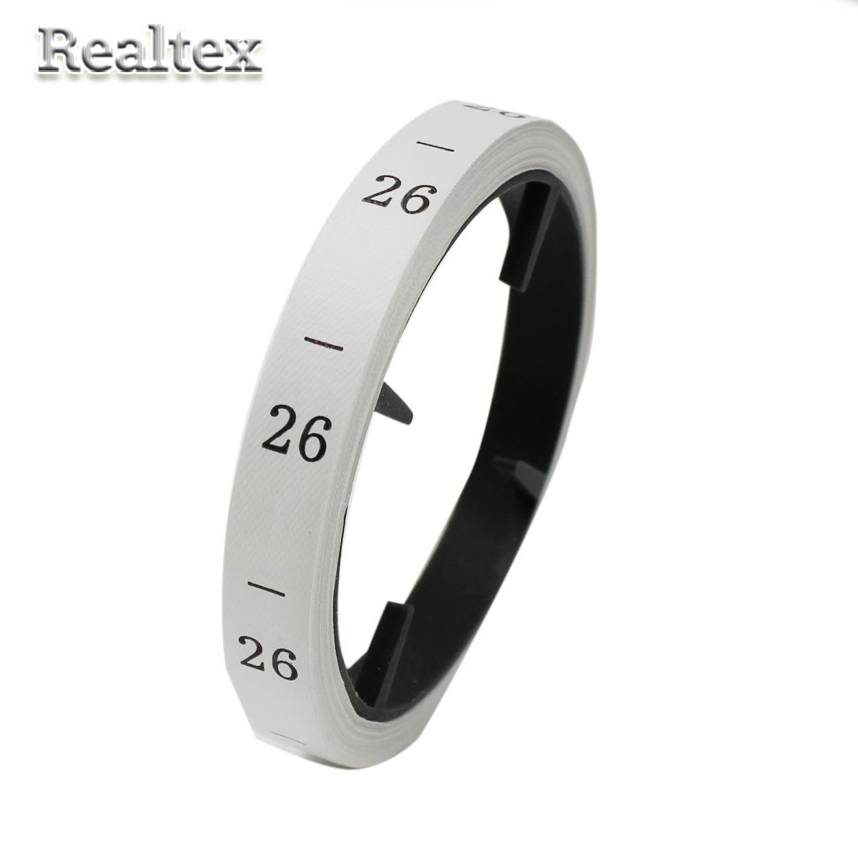 Размерники полиэстер ТВ 26 10*25мм (300шт) цв.белый