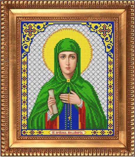 Рисунок на ткани бисером "Благовест" И-4201 "Св.Аполинария"