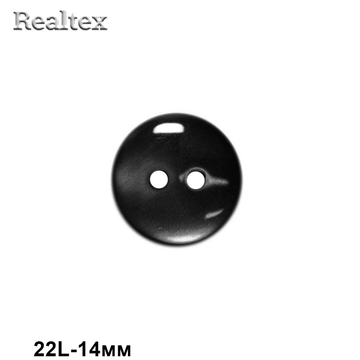 Пуговицы CR K12 22L (144шт) цв.Black