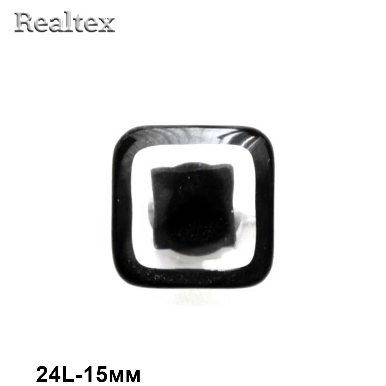 Пуговицы CB M-97 24L (36шт) цв.Blk-02