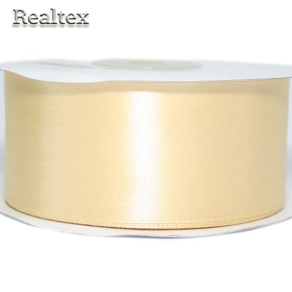 Лента атласная 38мм Realtex (32.9м) цв.176 золотистый