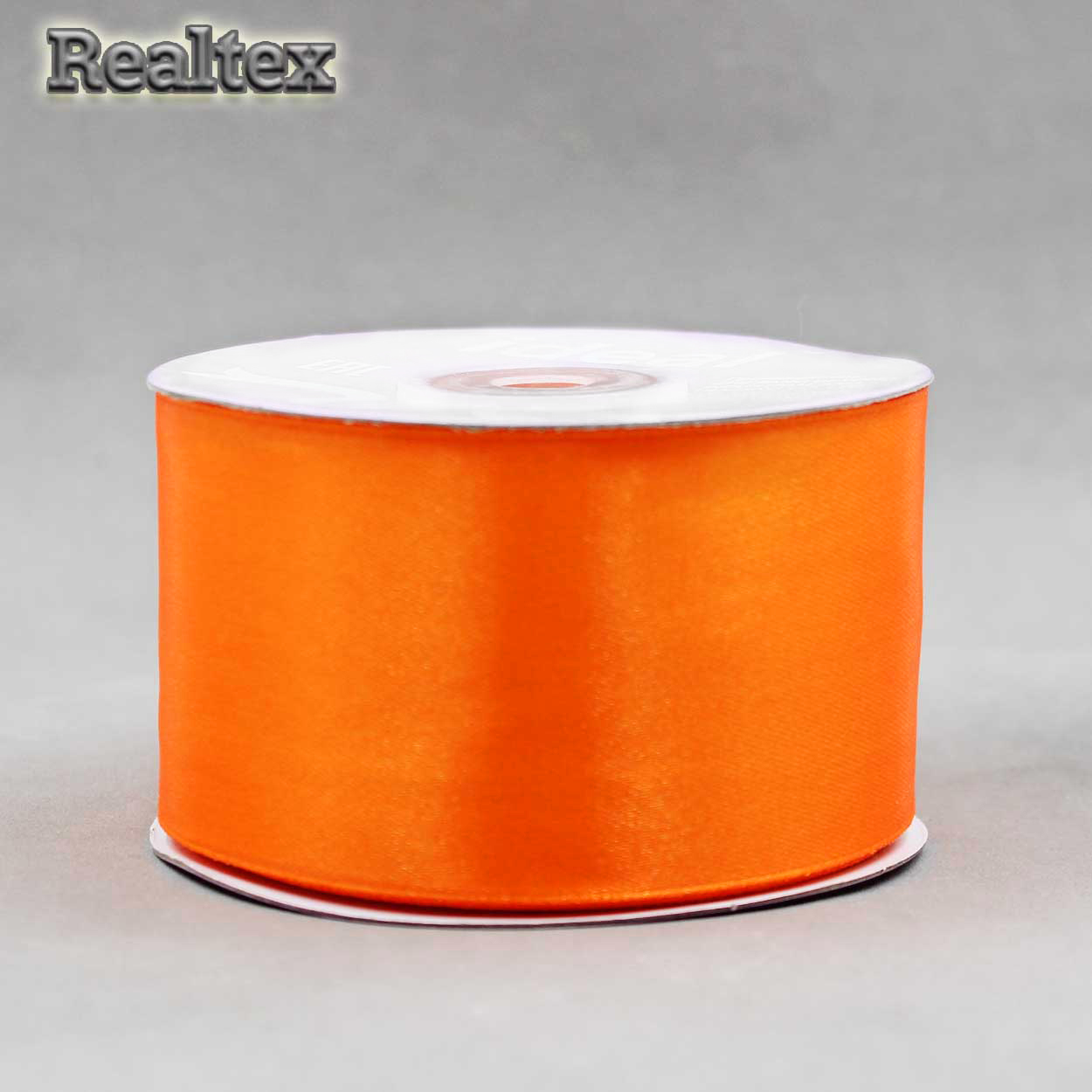 Лента атласная 50мм Realtex (27,4м) цв.054 оранжевый