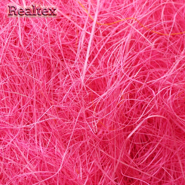 Сизалевое волокно Реалтекс цв.A010 ярко-розовый