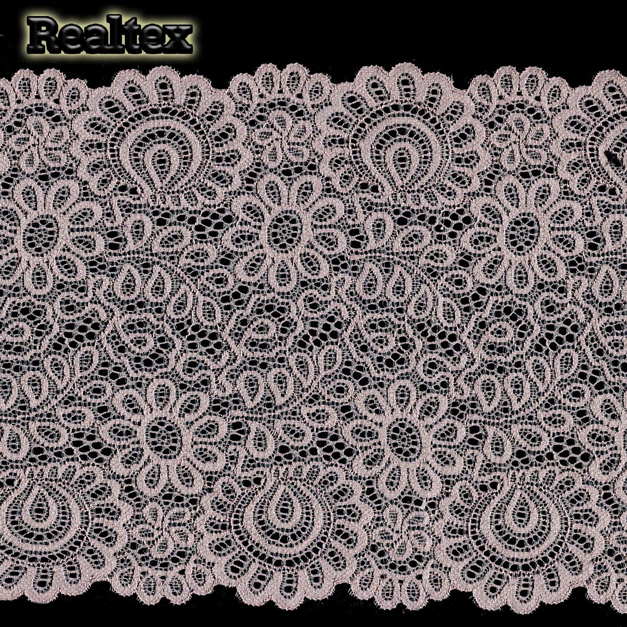 Кружево стрейч 205мм TBY YSTL00839 цв.06 капучино