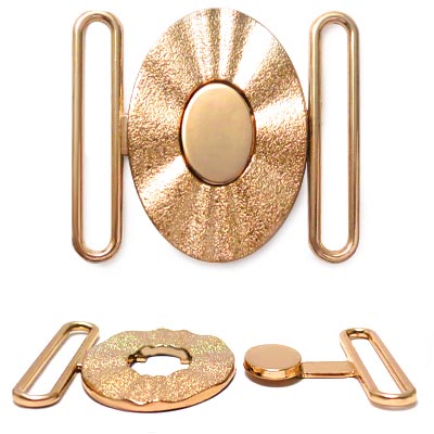 Пряжка металлическая ГНТ 7858 50мм цв.02 золото