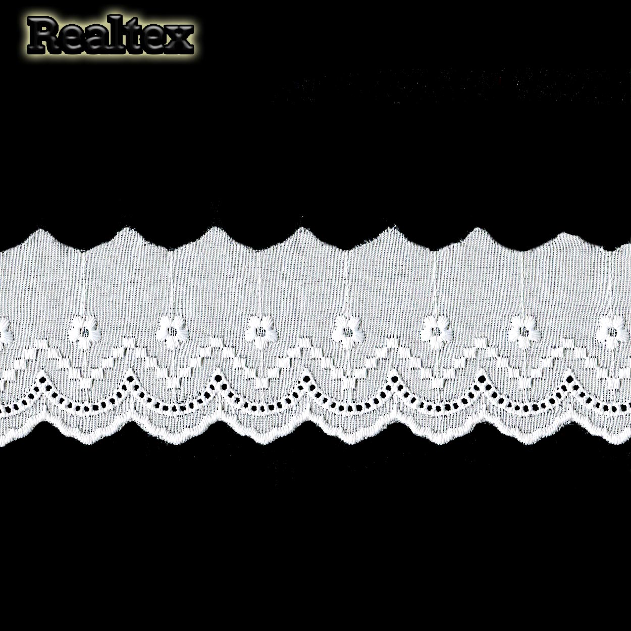 Шитье Реалтекс  55мм 4BF90 цв.белый