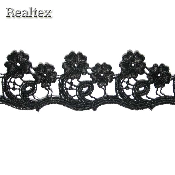 Кружево  60мм XYM-200 цв.черный