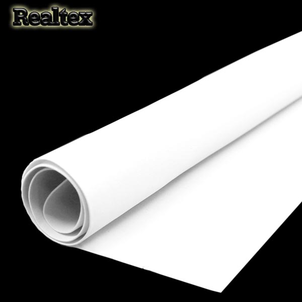 Фоамиран Realtex листовой 1мм 50*50см цв.01 белый