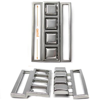 Пряжка металлическая ГНУ 14149 50мм цв.никель