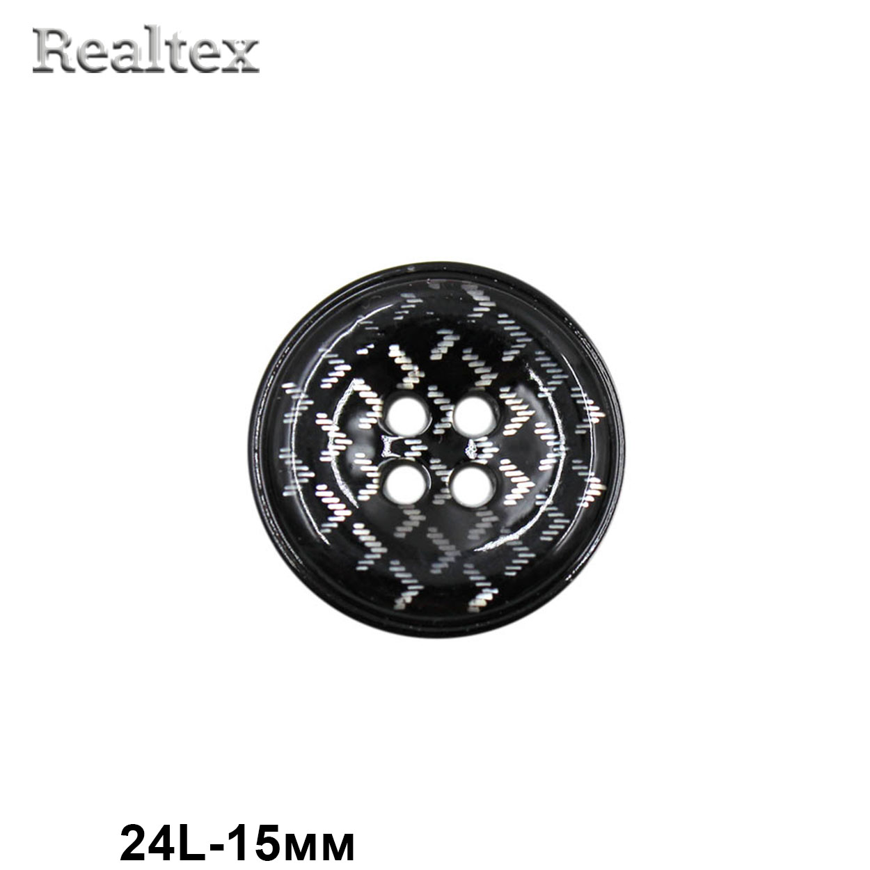 Пуговицы CN A076 24L (36шт) цв.Black