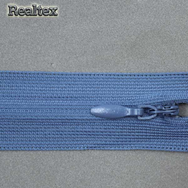  Молния потайная Т.3 20см цв.217/231Б джинсовый