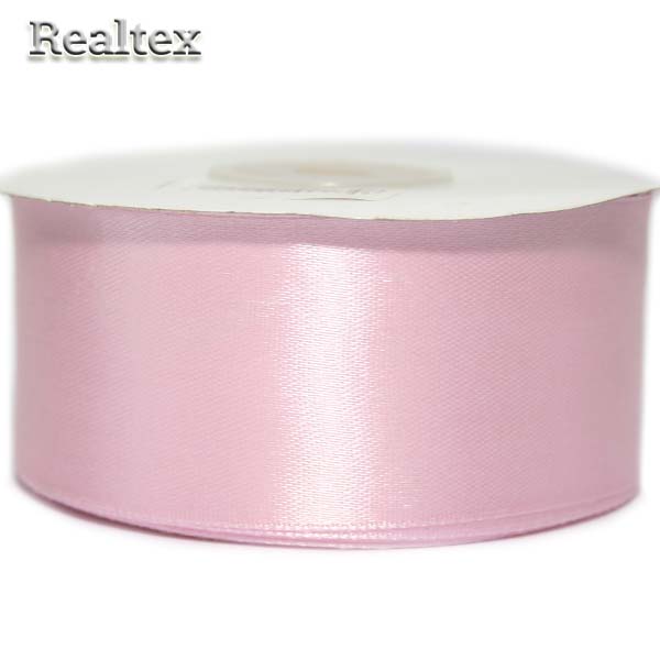Лента атласная 38мм Realtex (32.9м) цв.079 розовый