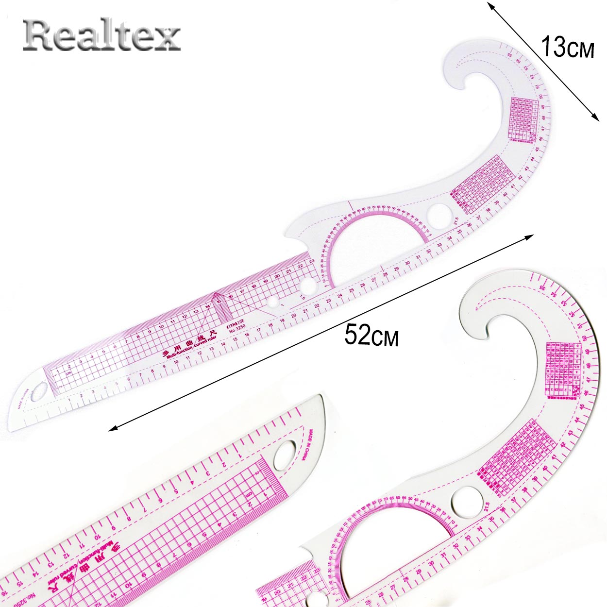 Лекало Реалтекс метрическое 3250 "Рыбка"