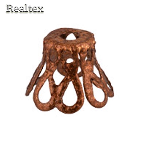 Розетка для бус "Zlatka" DC-005/5 цв.05 медь