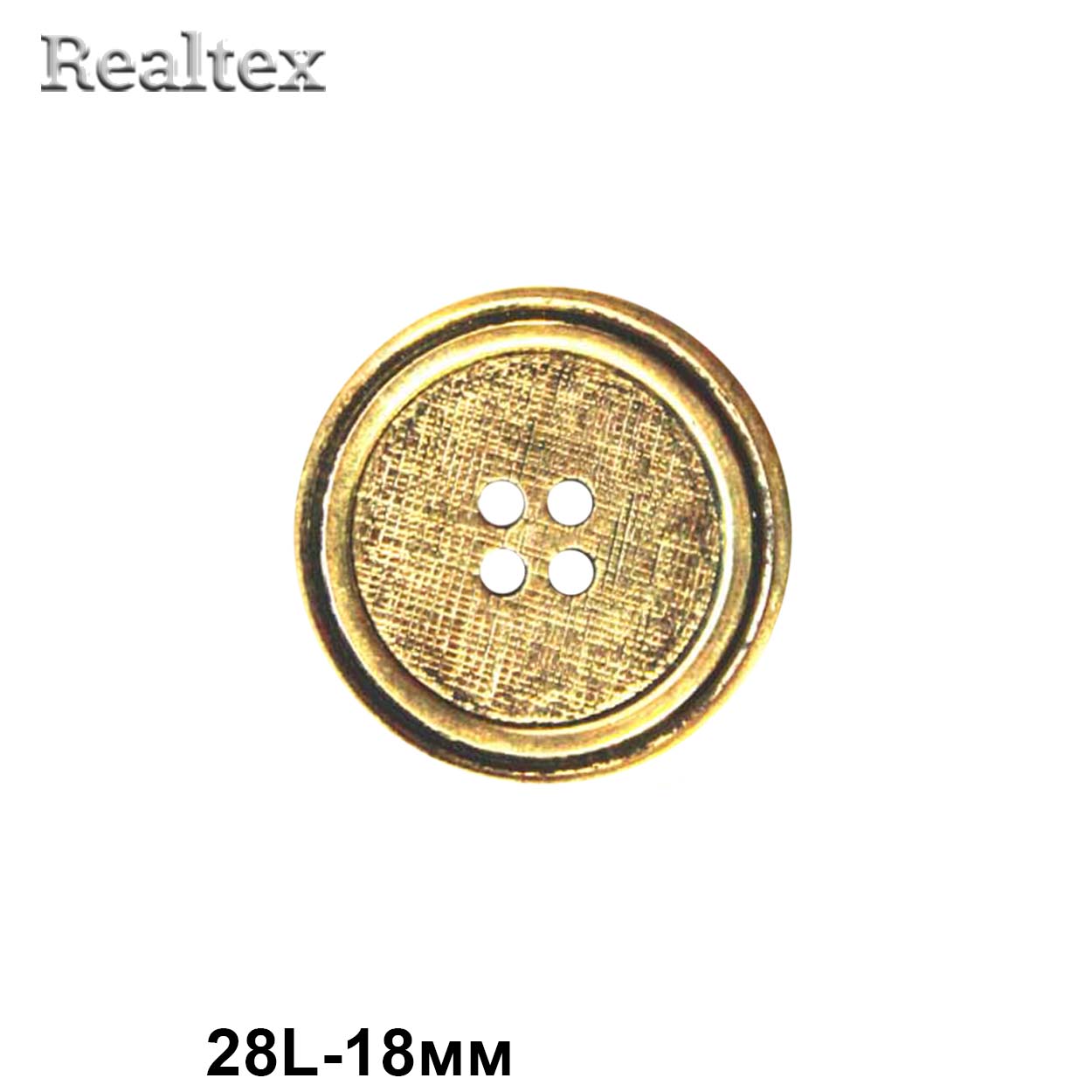 Пуговицы LA 1383 28L (72шт) цв.AG 