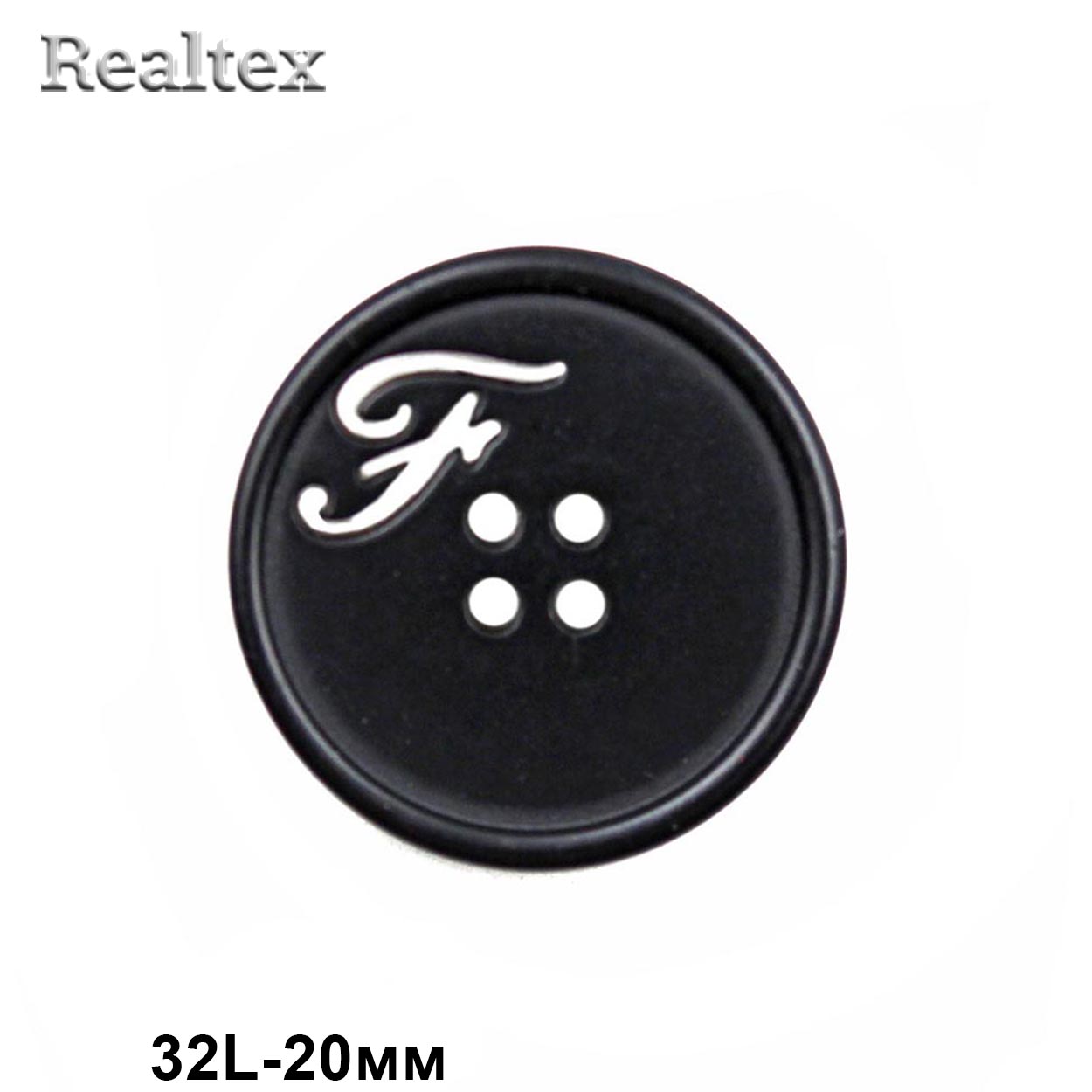 Пуговицы CN 2808 32L (36шт) цв.A-Black