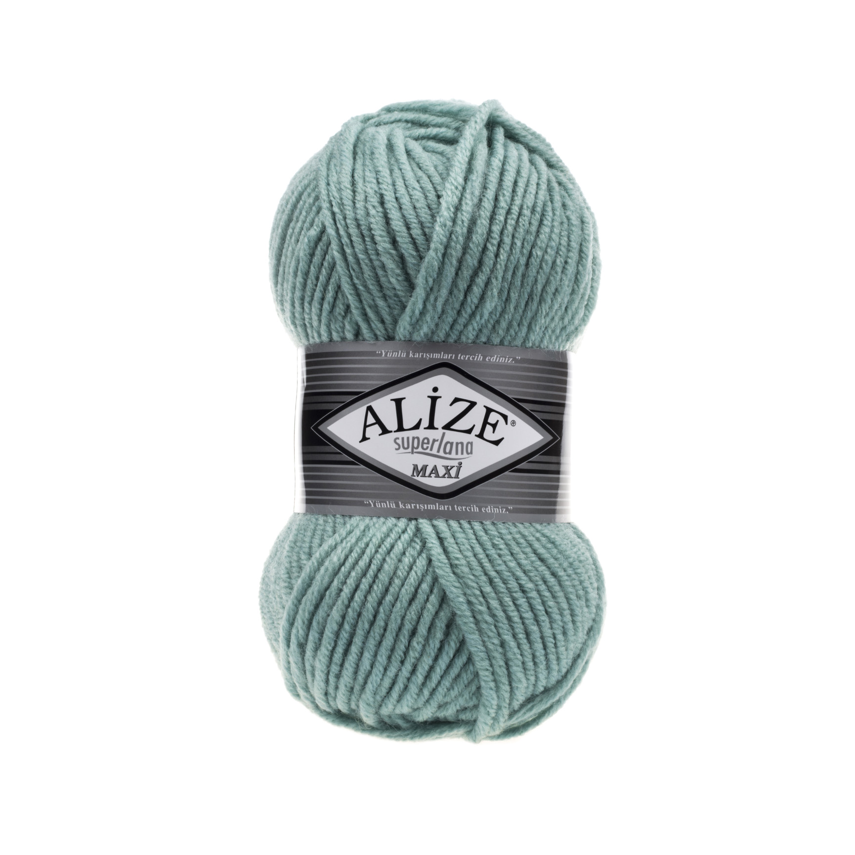 Пряжа Alize "Super Lana Maxi" (100гр) цв.463 мята